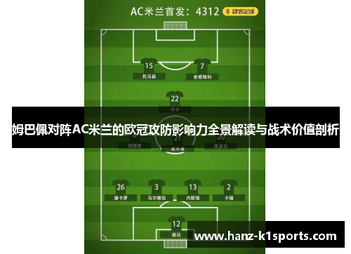 姆巴佩对阵AC米兰的欧冠攻防影响力全景解读与战术价值剖析 姆巴佩对阵AC米兰的欧冠攻防影响力全景解读与战术价值剖析